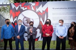 El cartel, una expresión artística y cultural al alcance de todos: Rectora Lilia Cedillo