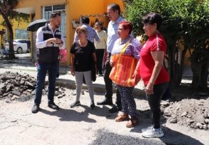 Supervisa Gobierno de la Ciudad avances de la campaña Bacheando Puebla en juntas auxiliares
