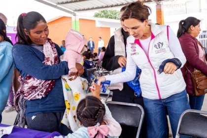 Visita MariElise Budib San Miguel Espejo para dar seguimiento al programa &quot;Pequeños Imparables&quot;