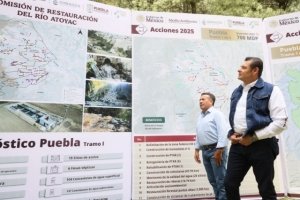Gobierno de Puebla y CONAGUA impulsan acciones en el nacimiento del Río Atoyac