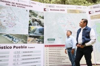 Gobierno de Puebla y CONAGUA impulsan acciones en el nacimiento del Río Atoyac
