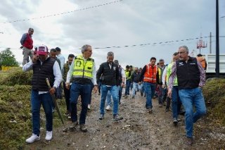 Supervisa Pepe Chedraui trabajos de desazolve y limpieza en vasos reguladores, barrancas y ríos de la capital