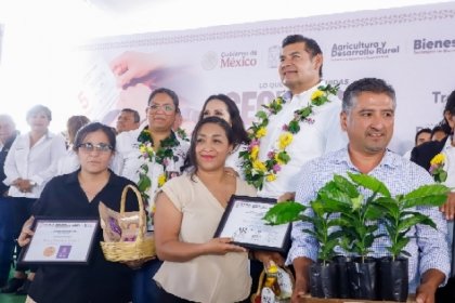 Seguridad y bienestar para Teziutlán, Gobierno de Armenta entrega apoyos al campo por 24 mdp