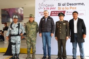 Inicia en Xonacatepec Campaña Nacional “Sí al desarme, sí a la paz”