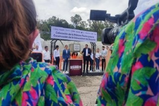 Se coloca la primera piedra para la construcción de la universidad de deporte