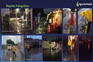 Atienden contingencias por lluvias intensas: Agua de Puebla refuerza respuesta en zonas críticas